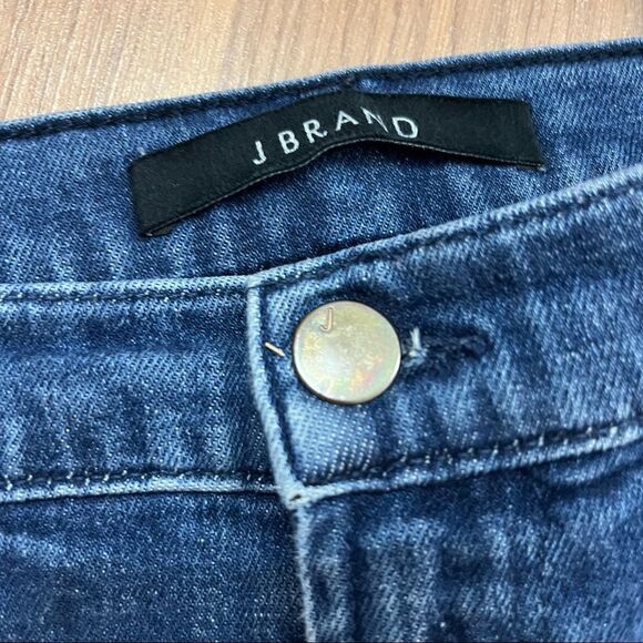 J Brand Ruby High Rise Moto Ankle Skinny Jeans Medium Wash 26 - Picture 5 of 7
